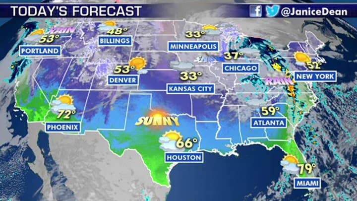 National forecast for Friday, January 24