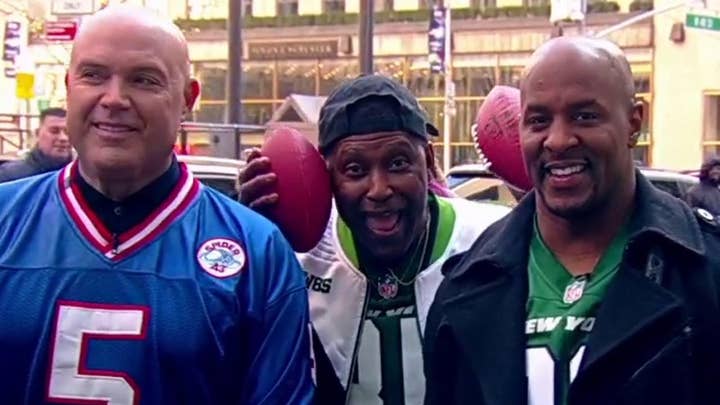 ‘Fox and Friends’ hosts vs. former NFL players in Super Bowl challenge!