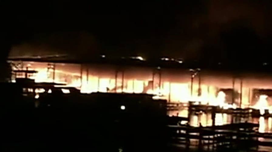 Alabama dock fire: 7 injured, multiple victims feared dead