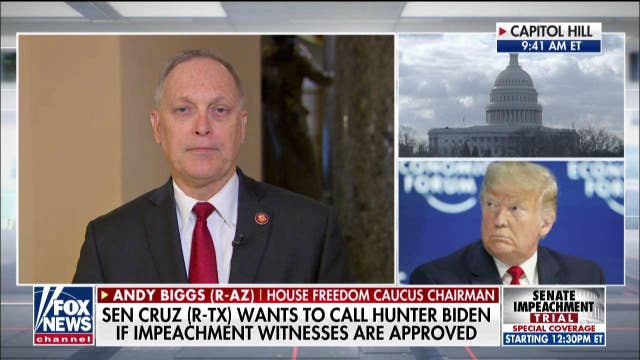 Andy Biggs: Trump's attorneys were 'devastating' to the Democrats' impeachment case