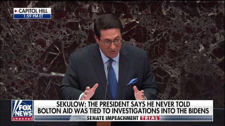 Jay Sekulow: Trump impeachment based on a policy dispute, not violation of law