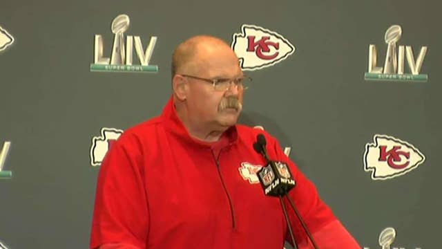 Kansas City Chiefs hold Super Bowl LIV media event 