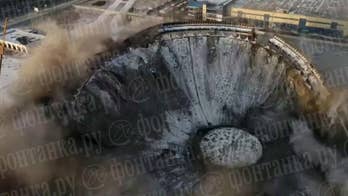 Worker dies when Russian stadium roof collapses