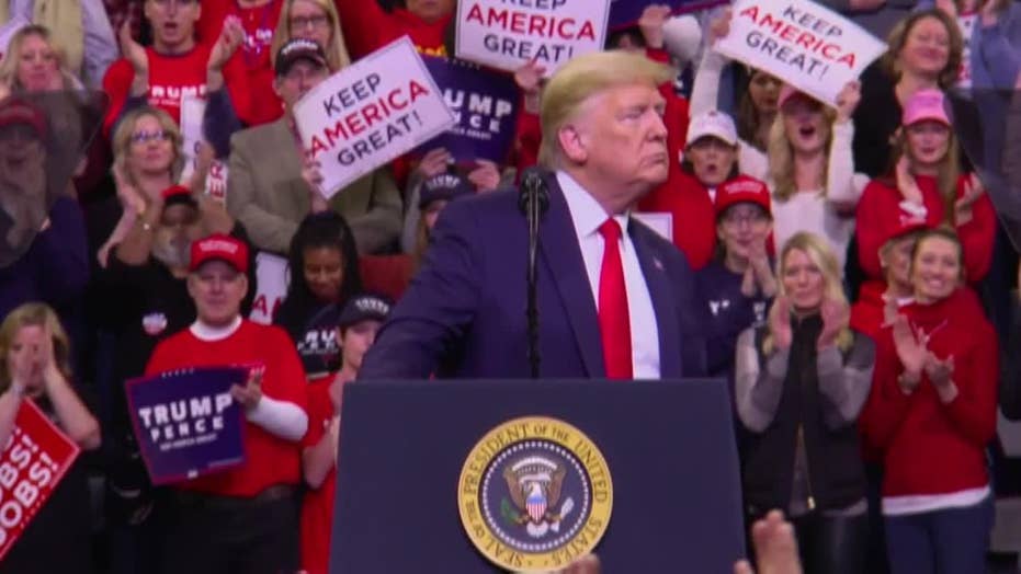 Trump At Iowa Rally Taunts Dems Before Caucuses Were Beating Them All Fox News 2083