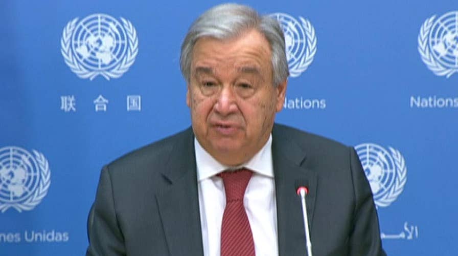 UN's Antonio Guterres: Wars, instability prove 'a wind of madness is sweeping the globe'