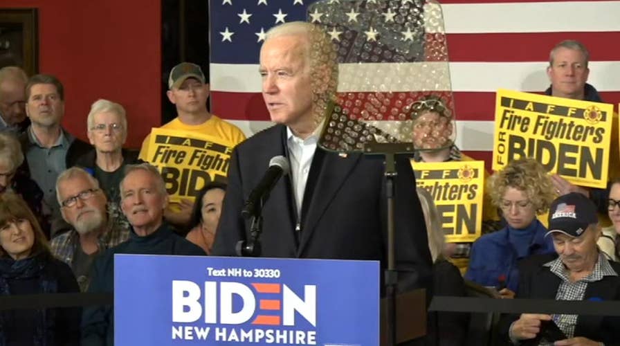 Joe Biden admits his campaign took 'a gut punch in Iowa'