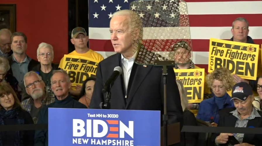 Joe Biden admits his campaign took 'a gut punch in Iowa'