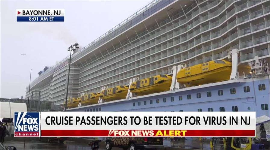 Todd Piro talks with Royal Caribbean passengers deboarding possible coronavirus cruise s
