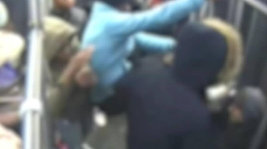 Warning, graphic video: Group of teenagers brutally beat 68-year-old man on Chicago subway