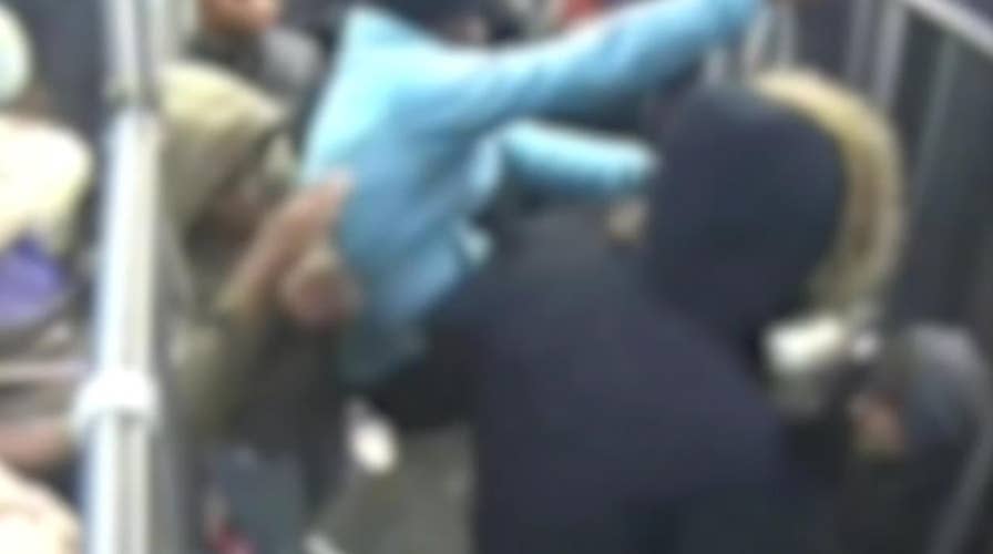 Warning, graphic video: Group of teenagers brutally beat 68-year-old man on Chicago subway