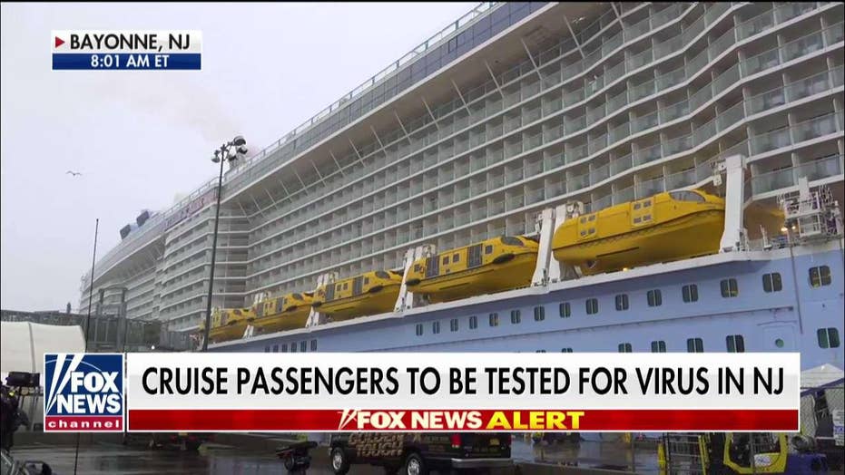 Royal Caribbean Cruise Ship Finally Departs New Jersey Following Coronavirus Tests Sails Different Itinerary Fox News
