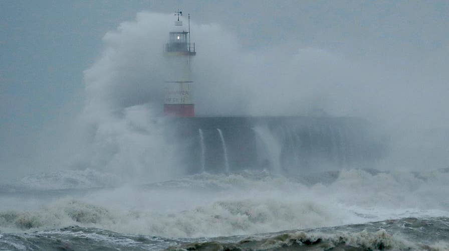 Winter Storm Ciara lashes northern Europe with hurricane-force winds and heavy rain