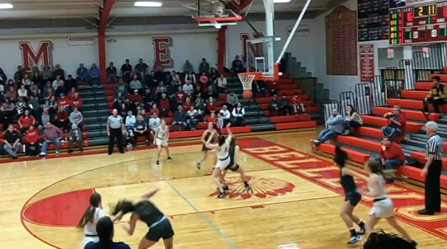 Ohio student-athlete caught pulling the hair of an opponent during a girl's basketball game