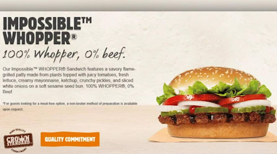 Vegan sues Burger King over 'Impossible Whopper' cooked on same grill as regular meat