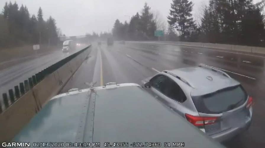 Trucker catches dangerous road rage incident on camera