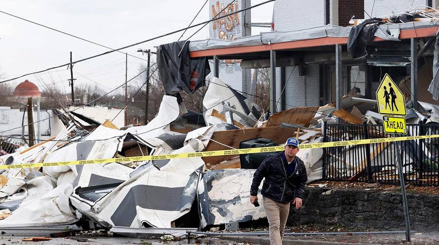 Rescue teams search for tornado victims in Tennessee