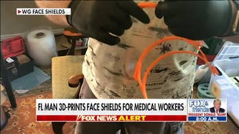 Florida man making 3D-printed face shields for health care workers