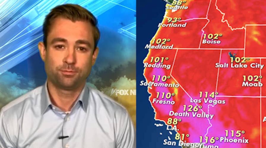 National forecast for Monday, August 17