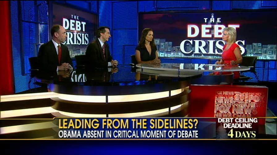 Is President Obama Taking a Back Seat in the Debt Debate?