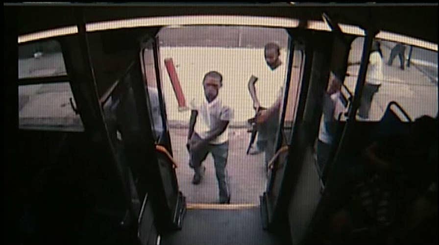 VIDEO: Gunshots Fired into Bus Filled With People
