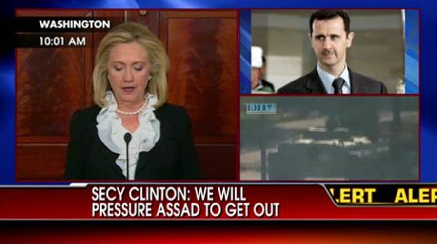 Video: Secretary of State Hillary Clinton Speaks on Obama’s Call for Syrian President to Resign
