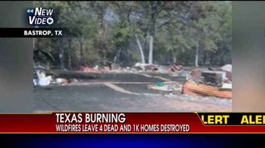 New Video Shows Wildfire Devastation in Bastrop, Texas