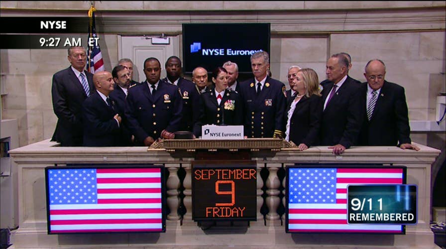 New York Stock Exchange Honors 9/11 Victims and Emergency Workers