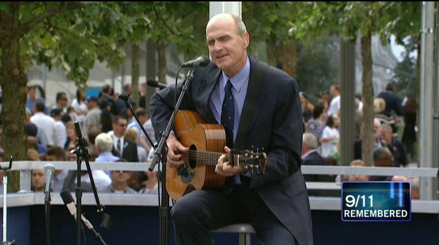 VIDEO: James Taylor Performs "Close Your Eyes" at 9/11 10th Anniversary Ceremony at Ground Zero
