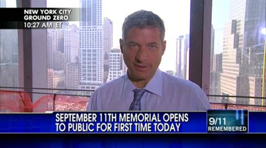 Rick Leventhal Reports From World Trade Center as Memorial Accepts First Public Visitors After 10th Anniversary of 9/11