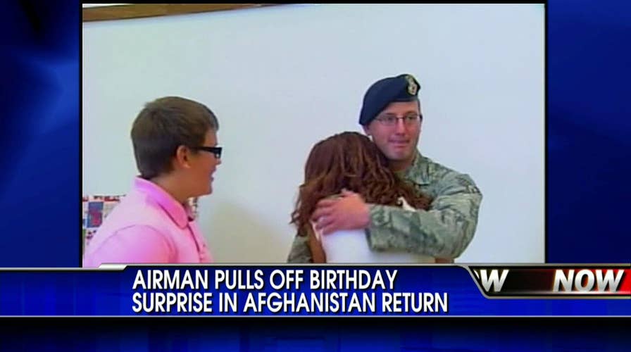 Amazing Video: Soldier Gives Sister a Birthday Surprise She'll Never Forget