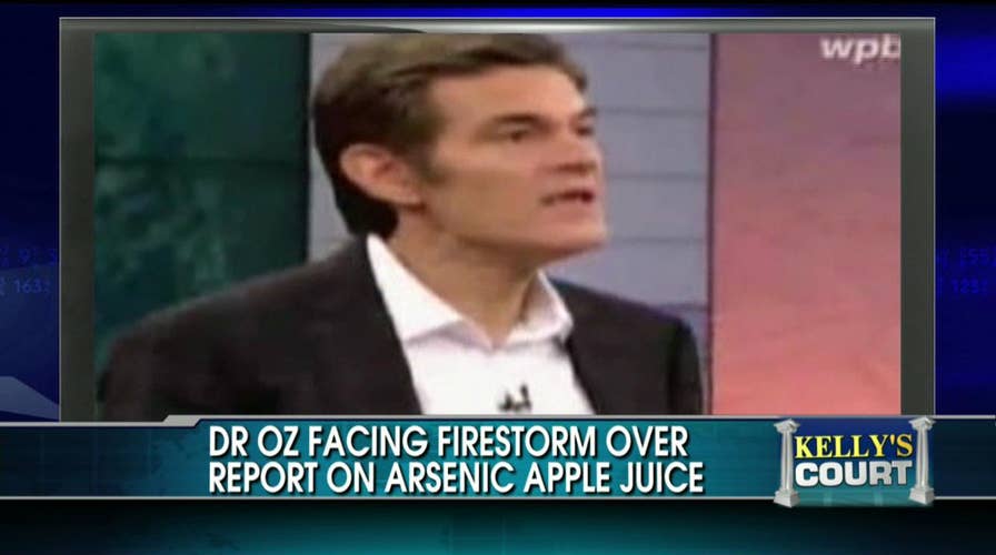 Dr. Oz Facing Firestorm Over Report on Arsenic Apple Juice