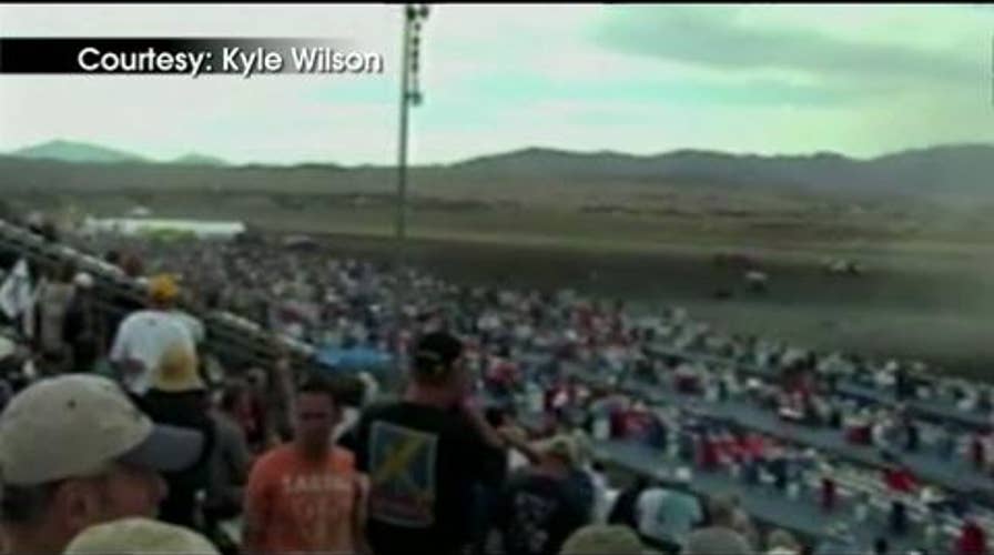 VIDEO: Spectator's Video Shows Full View of Plane Crash at Nevada Air Race and Crowd's Horrified Reaction