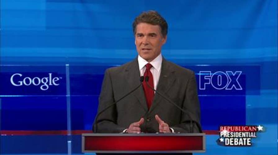 Perry and Romney Respond to Small Business Question