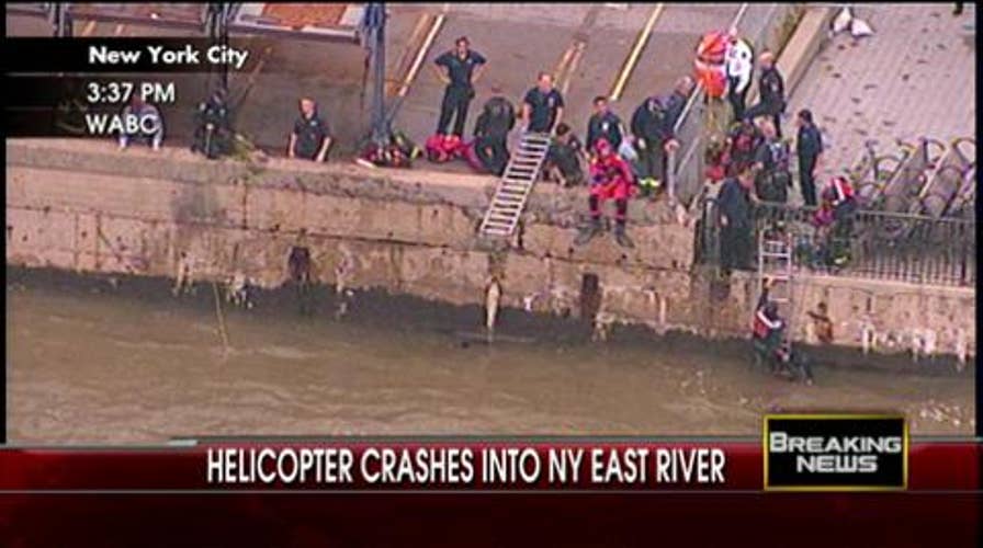 VIDEO: Rescues Underway After Helicopter Crashes Into New York City's East River