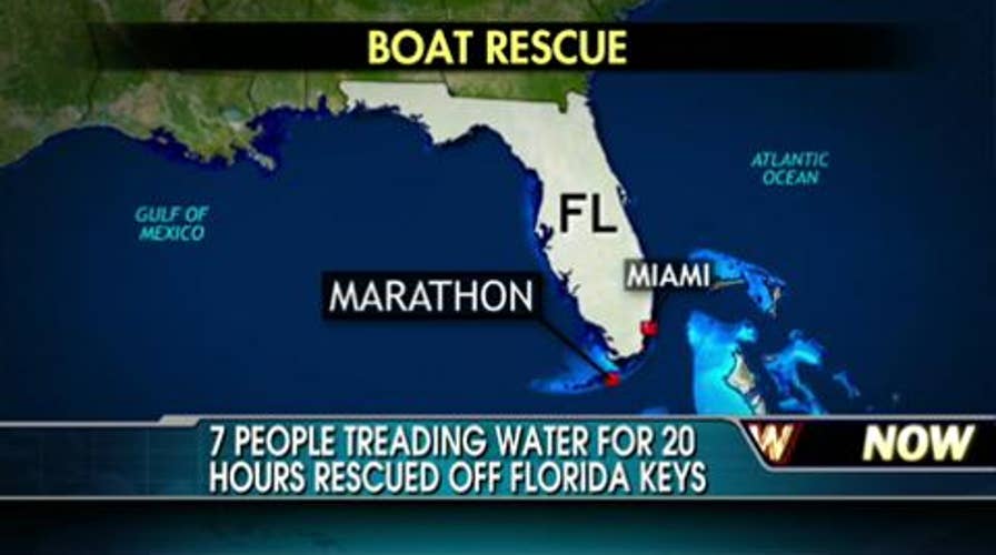 7 Rescued After Treading Water for 20 Hours