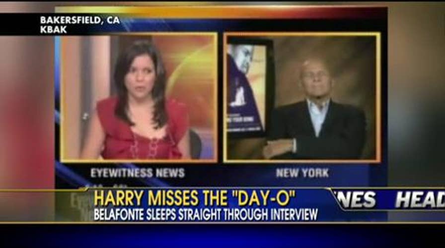 VIDEO: Harry Belafonte Sleeps Through Interview