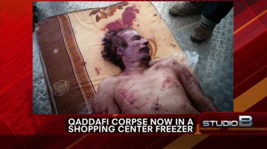 WATCH: Graphic Amateur Video Shows Qaddafi Being Dragged From Drainage Pipe, Wiping Blood From His Face as He Shouted at Rebels