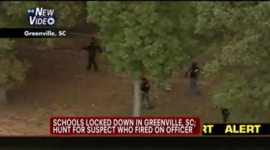 VIDEO: Police Search for Gunman in Greenville, South Carolina