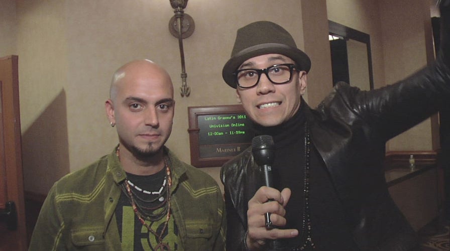 Backstage at the 2011 Latin GRAMMY Awards