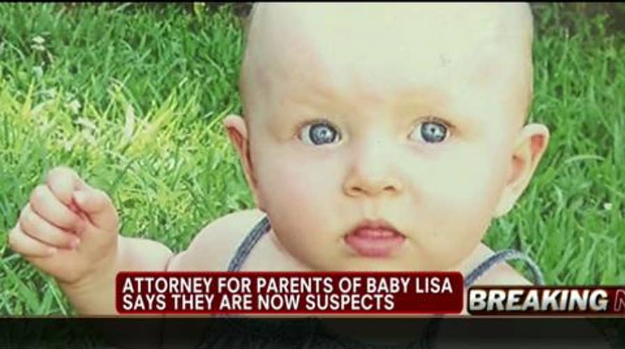 Attorney: Baby Lisa's Parents Are Now Supsects in Her Disappearance