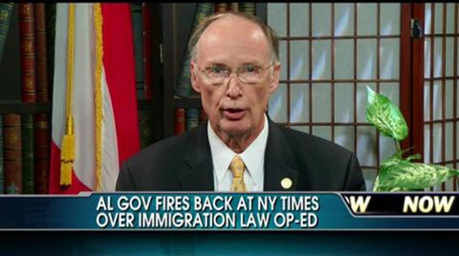 Gov. Robert Bentley Responds to NY Times Op-Ed That Says Racism Is Behind Alabama’s Immigration Law