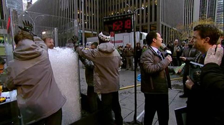 WATCH: Wim "The Iceman" Hof Sets Record for Full Body Ice Immersion on Guinness World Records Day