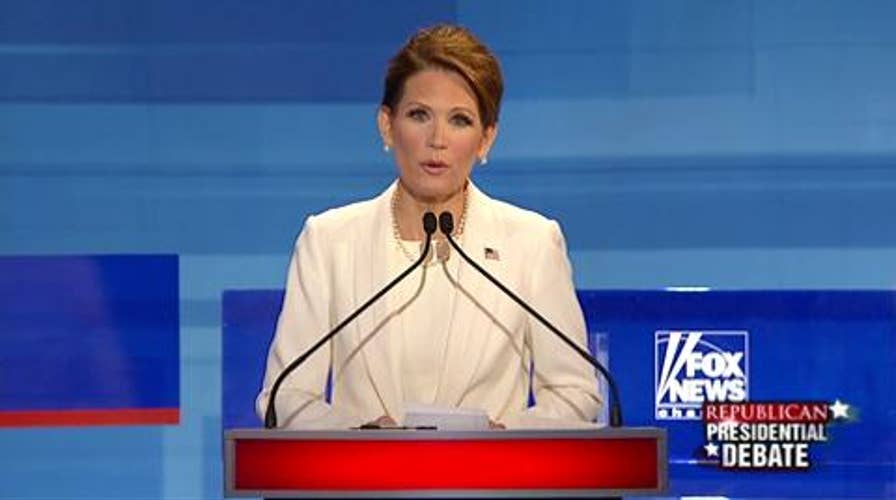 Ron Paul and Michele Bachmann Spar Over Iran