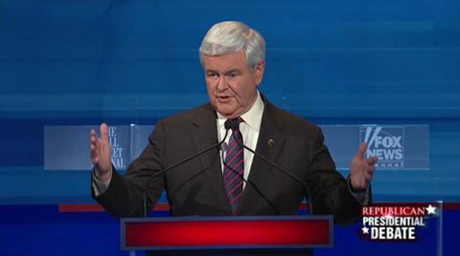 Gingrich Defends Attacks Against Romney