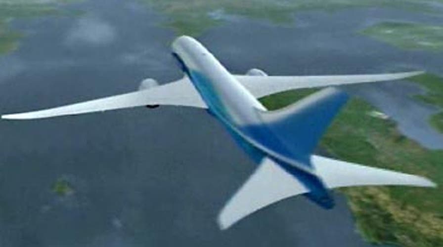 Boeing 787 Takes Off