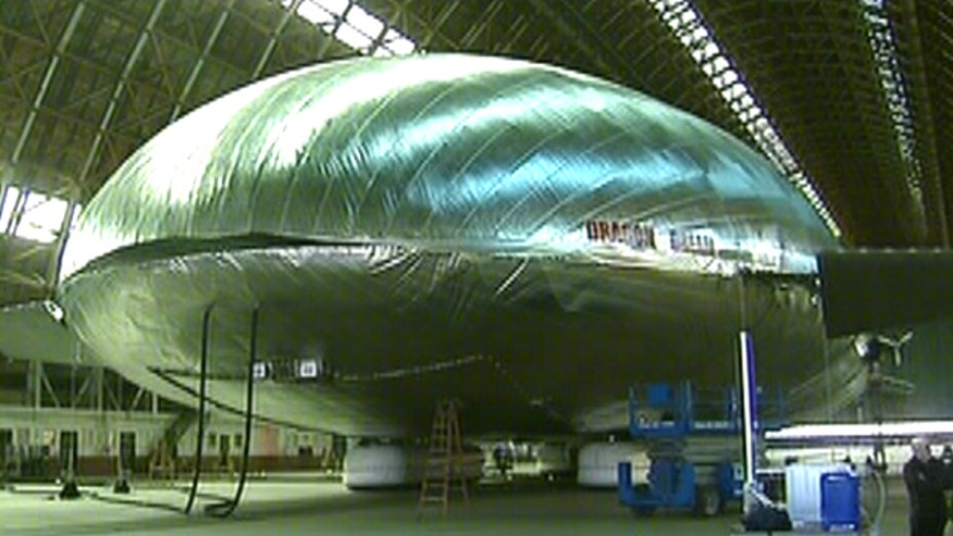 The blimps are back! Massive airship off to a flying start | Fox News