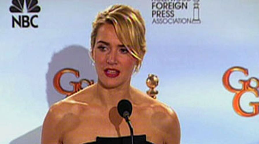 DiCaprio, Winslet and Fey at Globes