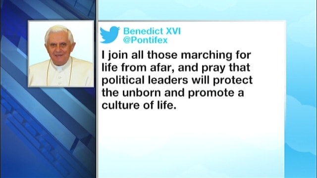 Pope Supports March for Life