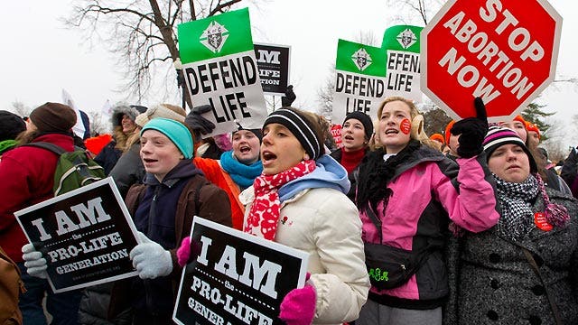 Pro-life advocates march in Washington