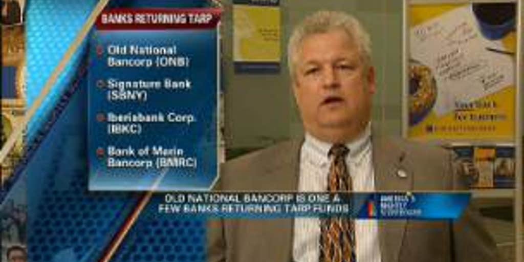 Bank Paying Back TARP Loan Fox Business Video
